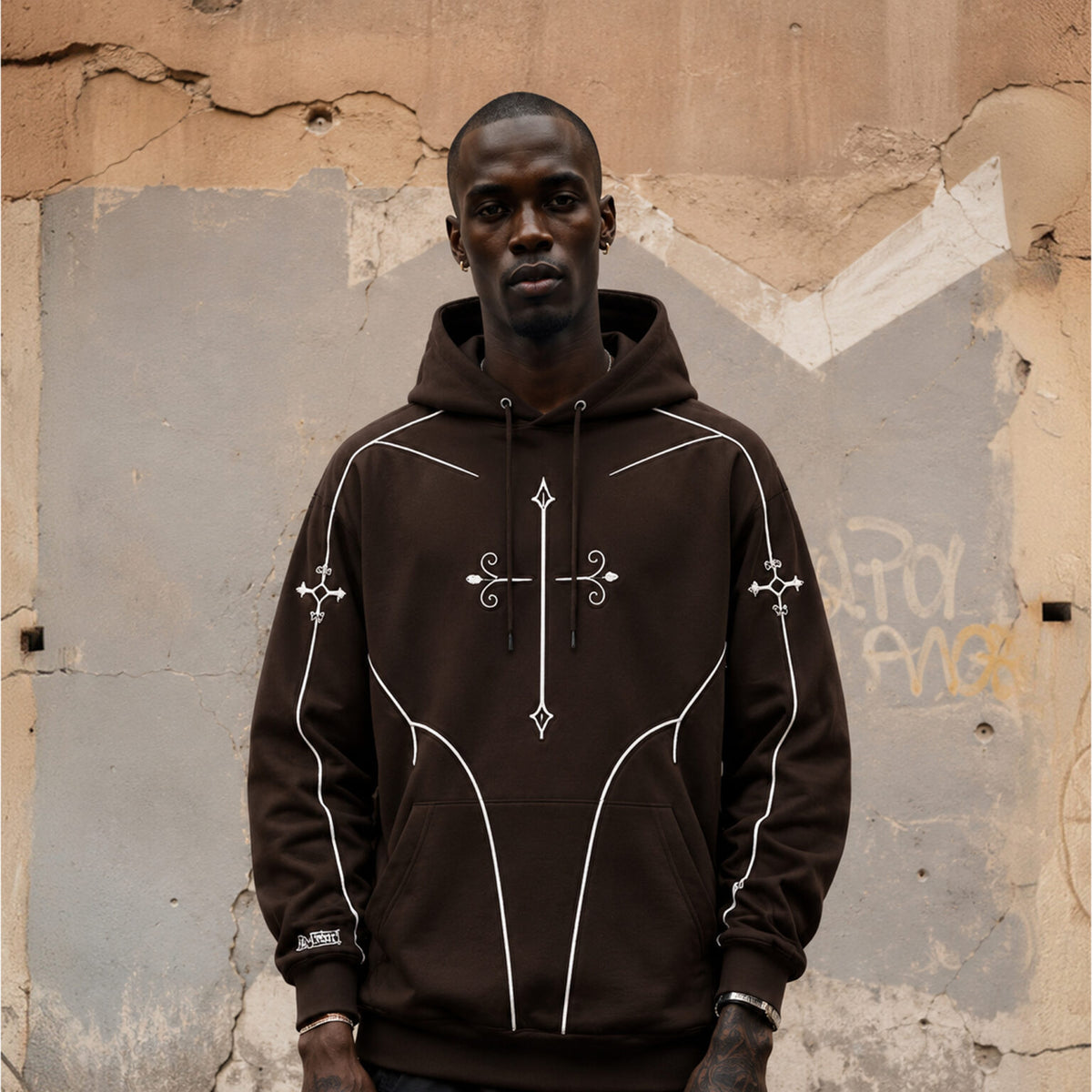 Dark Brown Hoodie