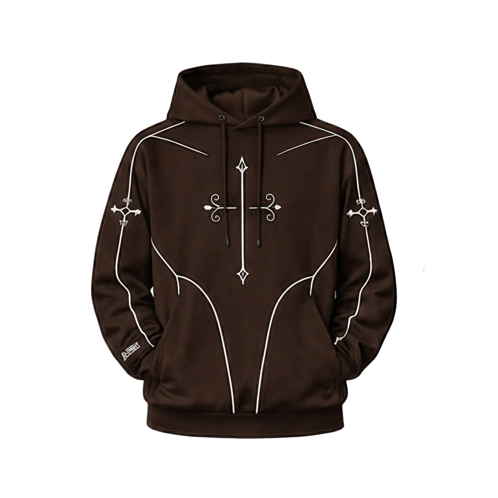 Dark Brown Hoodie