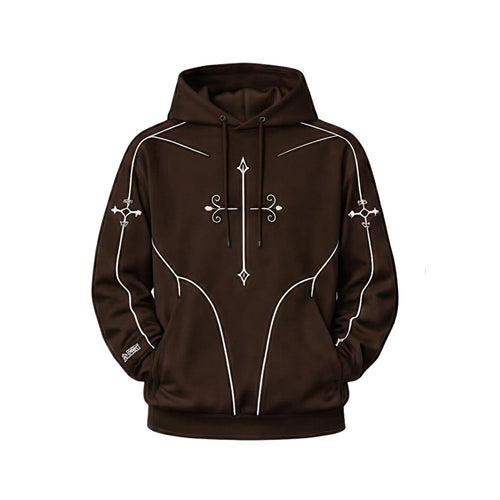 Dark Brown Hoodie