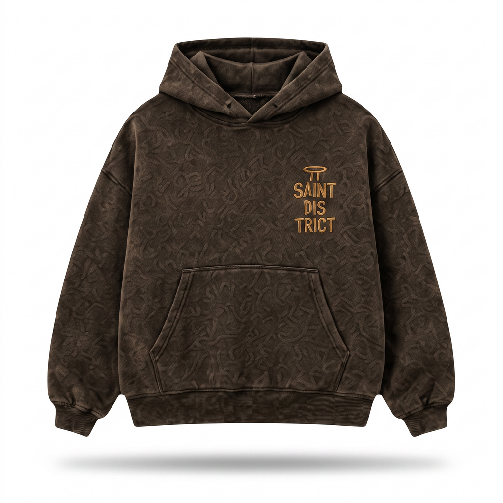 Halo-Brown Hoodie