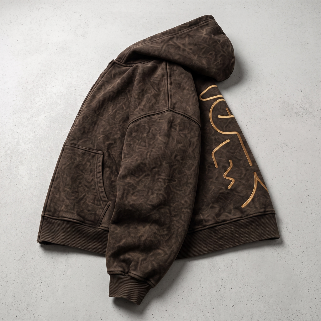 Halo-Brown Hoodie