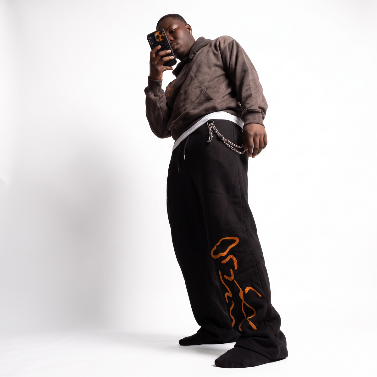 Saint District-Black Sweatpants